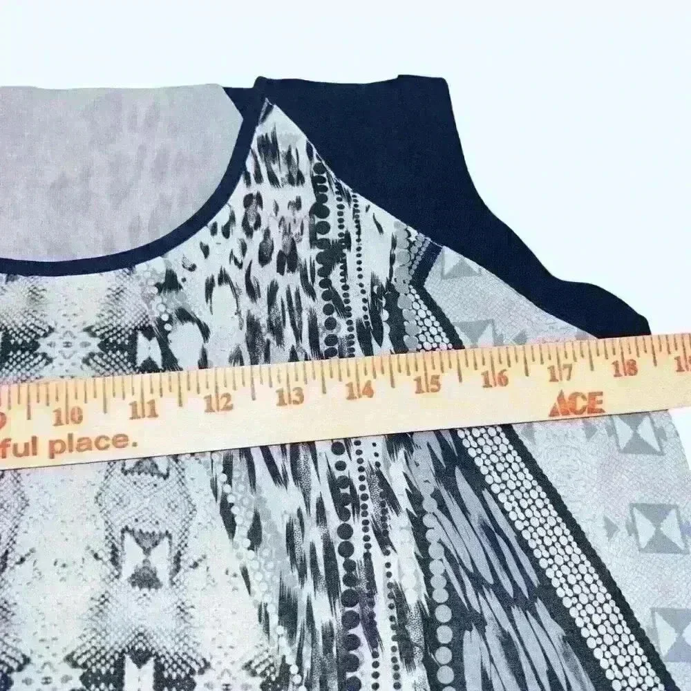 Cabi Sz S Tank/Shell Snake Skin‎ Print Business Preppy - Picture 10 of 13